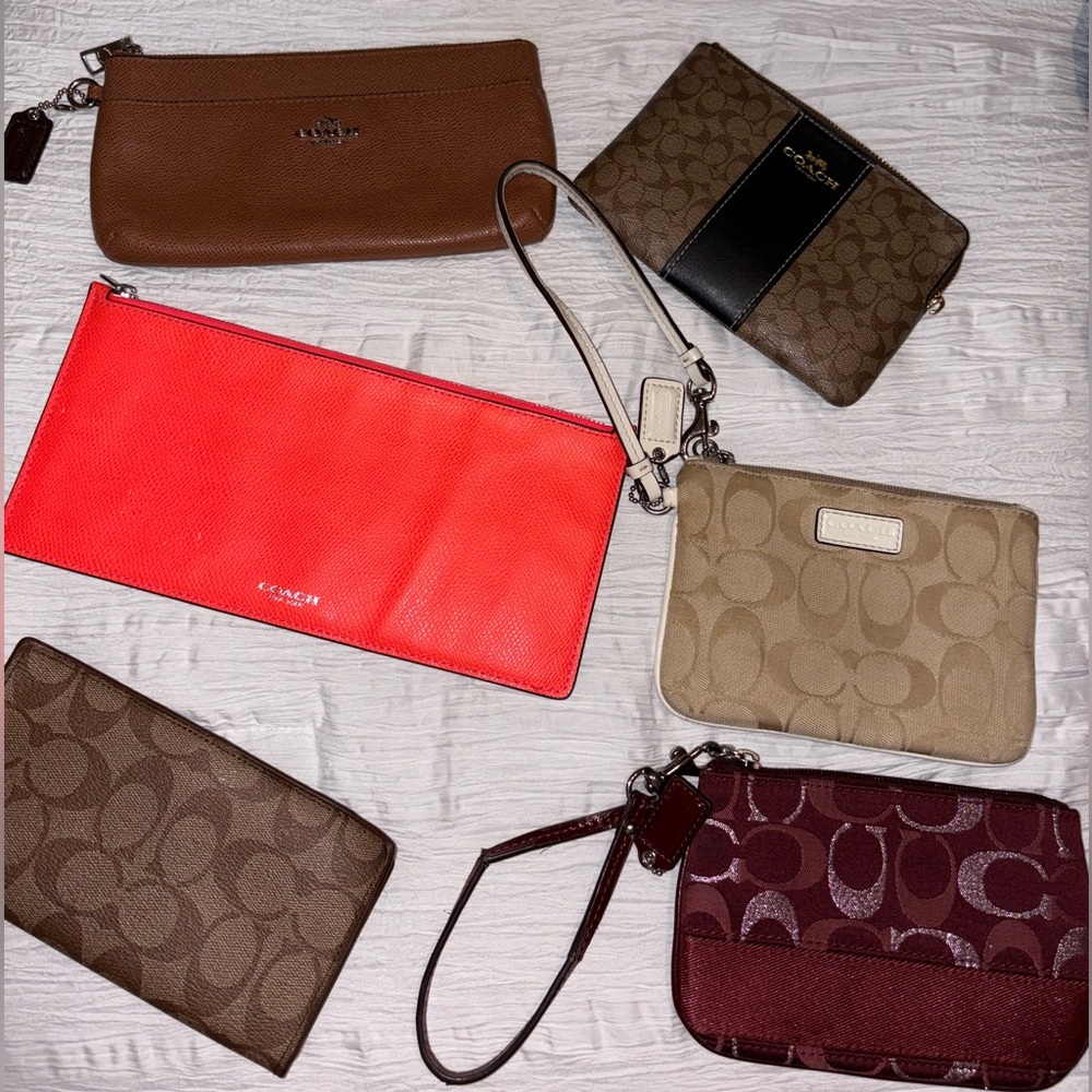 Coach Wristlet and Pouch Collection
